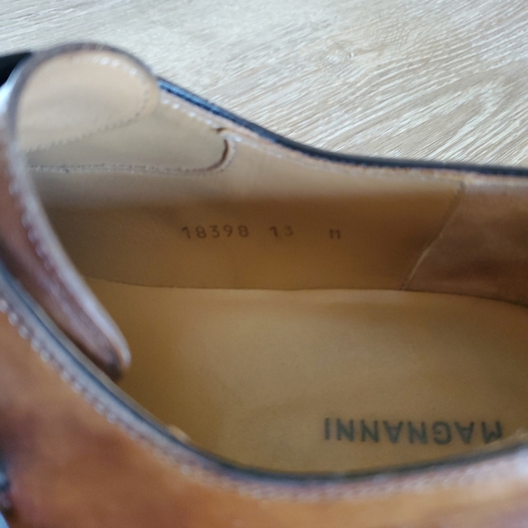 MAGNANNI ‘MARCO’ MENS BROWN CUERO CALF SKIN LEATHER SIZE 13M $399